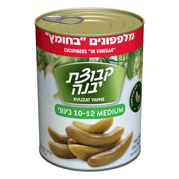 מלפפון בחומץ גודל 10-12 560 גרם