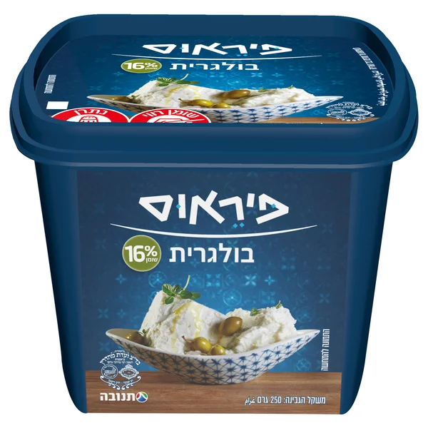 גבינה בולגרית 16% פיראוס 250 גרם
