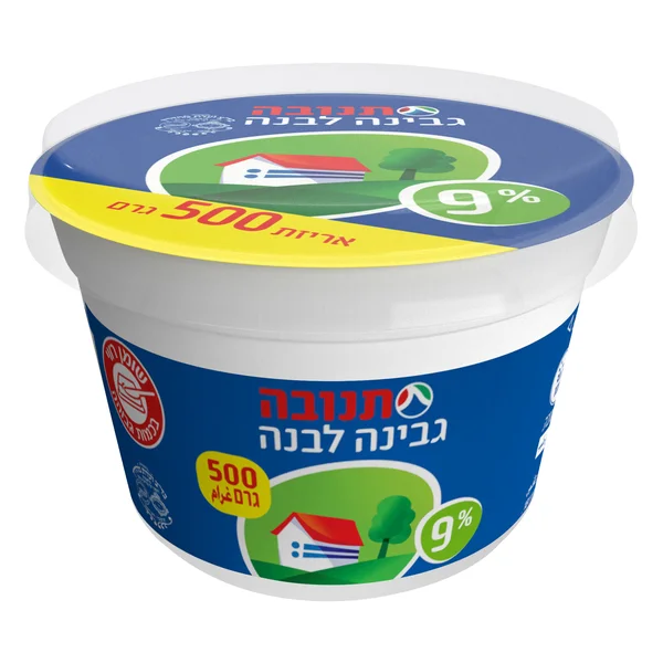 גבינה לבנה 9% מהדרין 500 גרם