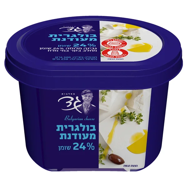 גבינה בולגרית מעודנת 24% 250 גרם