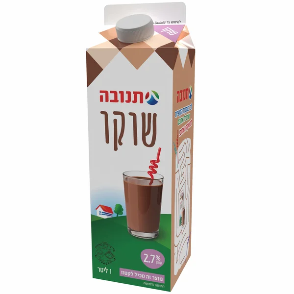 שוקו תנובה 2.7% שומן קרטון 1 ליטר