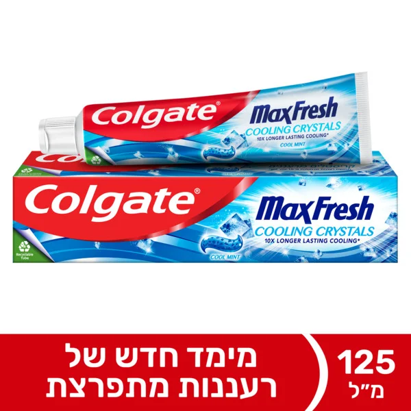 משחת שיניים פרש וקריסטלים מרעננים 125 מ"ל